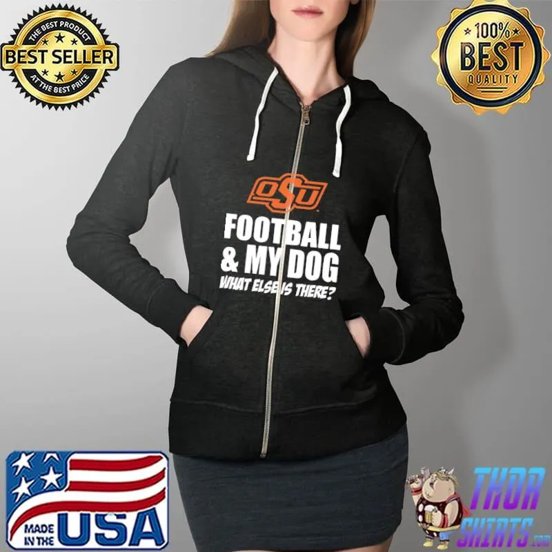 Best Oklahoma State Cowboys Football Dog football Shirt Full Zip Hooded
