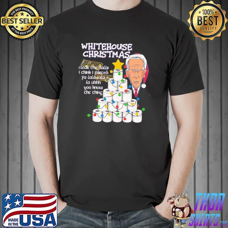 Best Poopy Pants Biden Colonoscopy Christmas Meme Christmas Carol T-Shirt