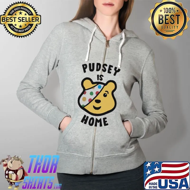 Best Tesco Pudsey Bear Home Unisex Sweat Full Zip Hooded
