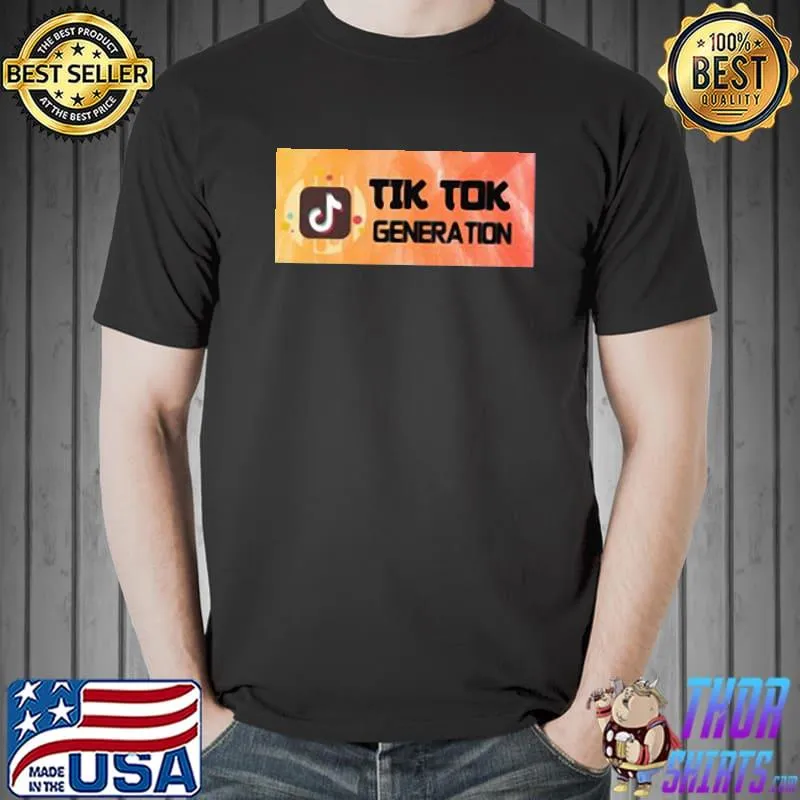 Best Tik Tok Generation Vintage Shirt Unisex