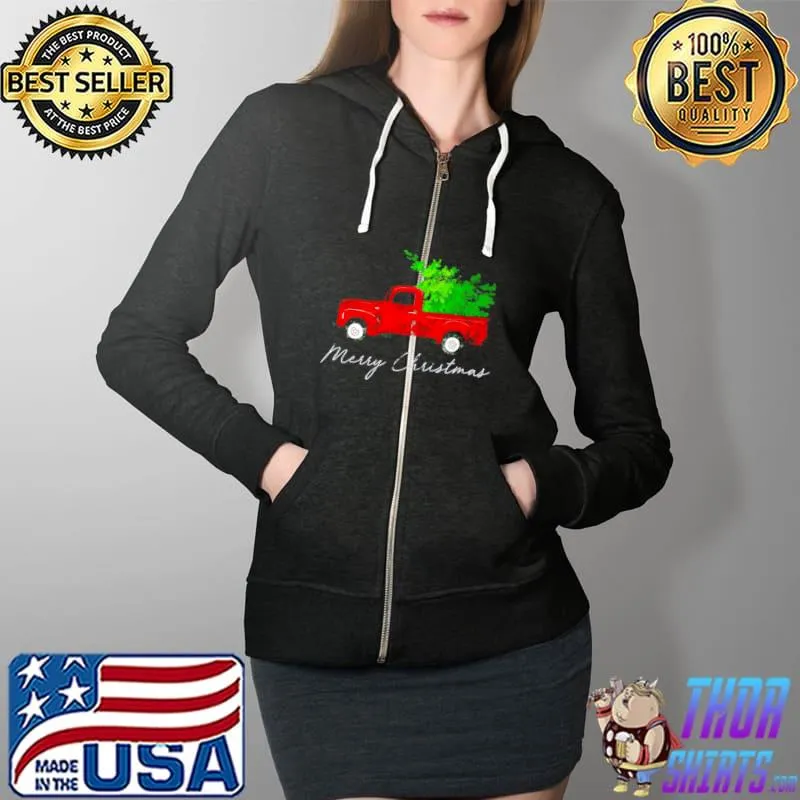 Best Wagon Christmas Tree on Car Xmas Vacation Full Zip Hooded