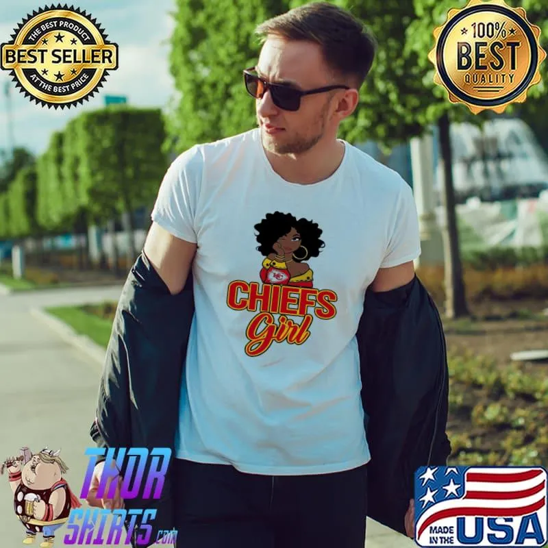 Black Girl Kansas City Chiefs Shirt Unisex