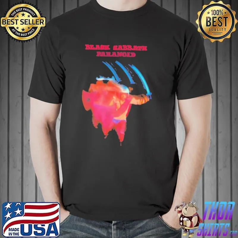 Black Sabbath Paranoid Shirt Unisex
