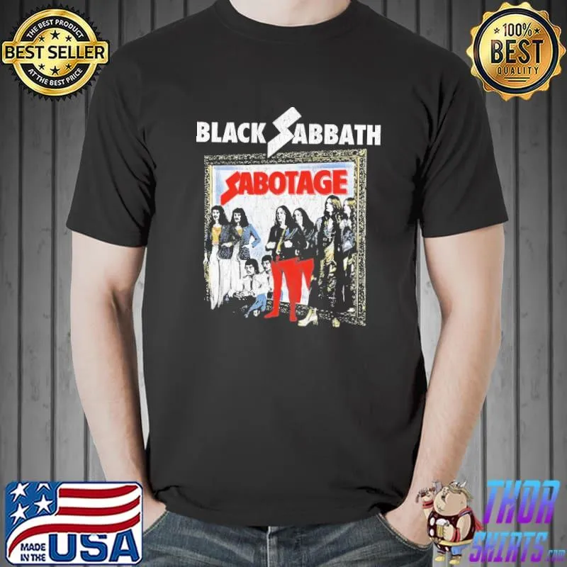 Black Sabbath Sabotage Shirt Unisex