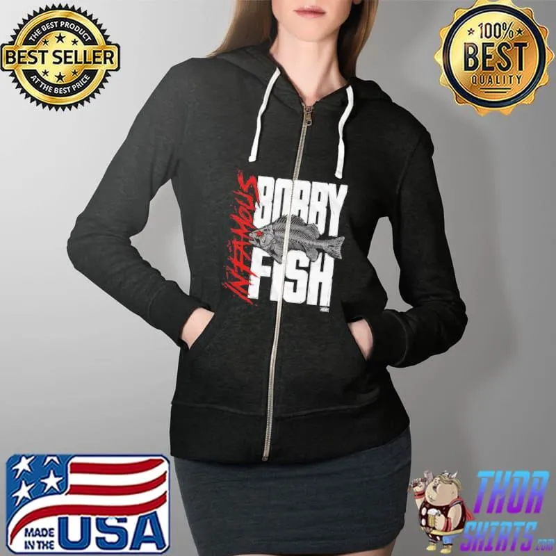 Bobby Fish Infamous Shirt Full Zip Hooded