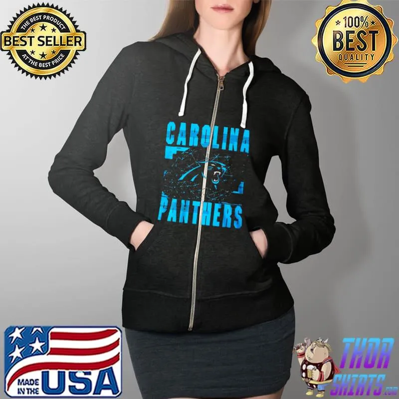Carolina Panthers Flight Plan Shirt Full Zip Hooded