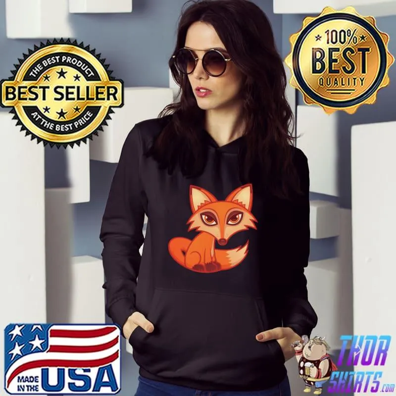Cartoon Red Fox John Schwegel Shirt