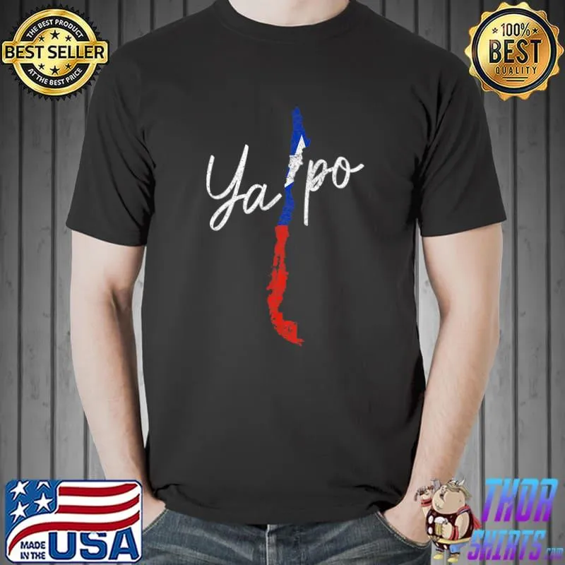 Chile Ya Po Chilean Flag Slang Pride Funny Vintage Chile Map Premium T-Shirt Unisex