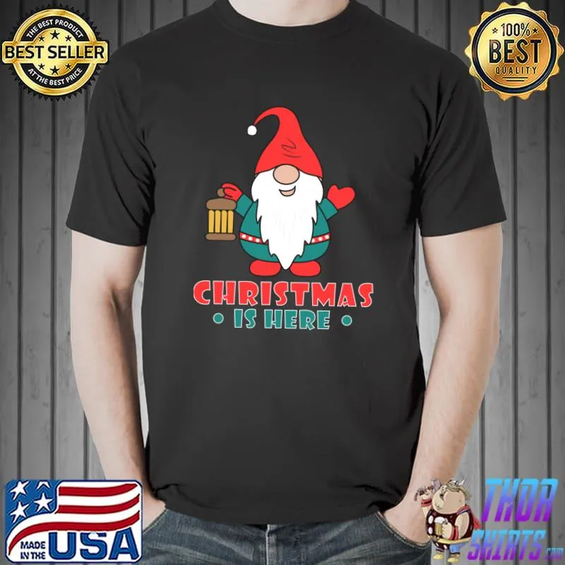 Christmas Gnome Cute Christmas Shirts for Women Christmas T-Shirt Unisex