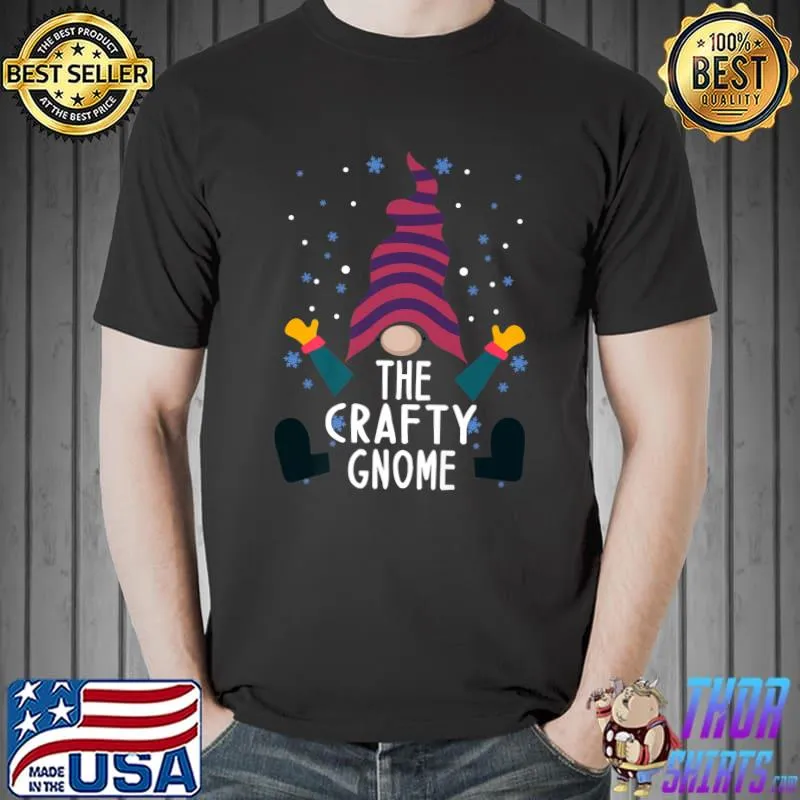 Christmas matching pjs for family christmas or Crafty Gnome Premium T-Shirt Unisex