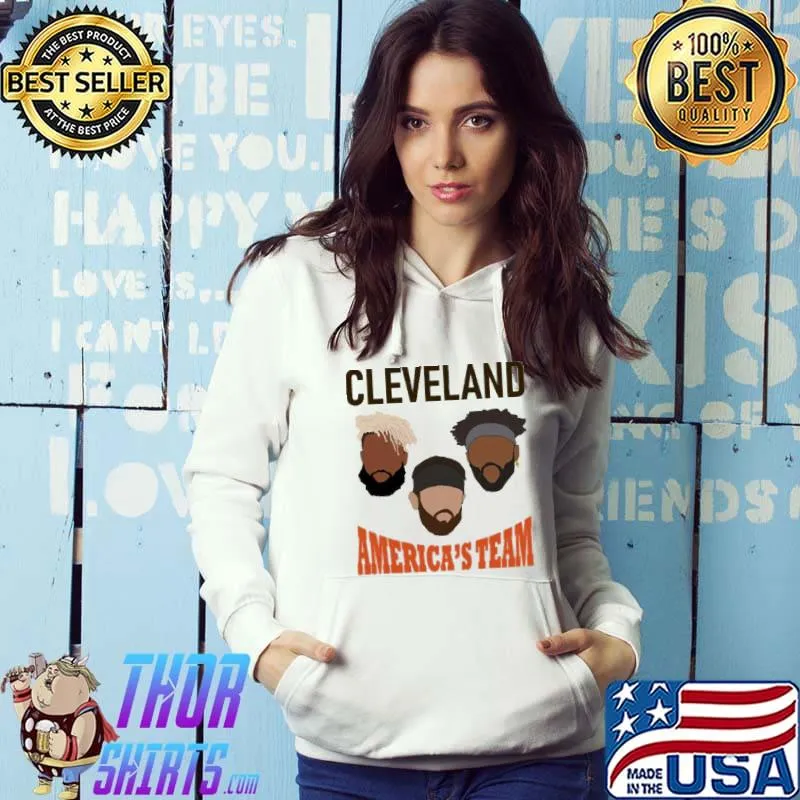 Cleveland America's Team Odell Baker Jarvis Browns Football T-Shirt