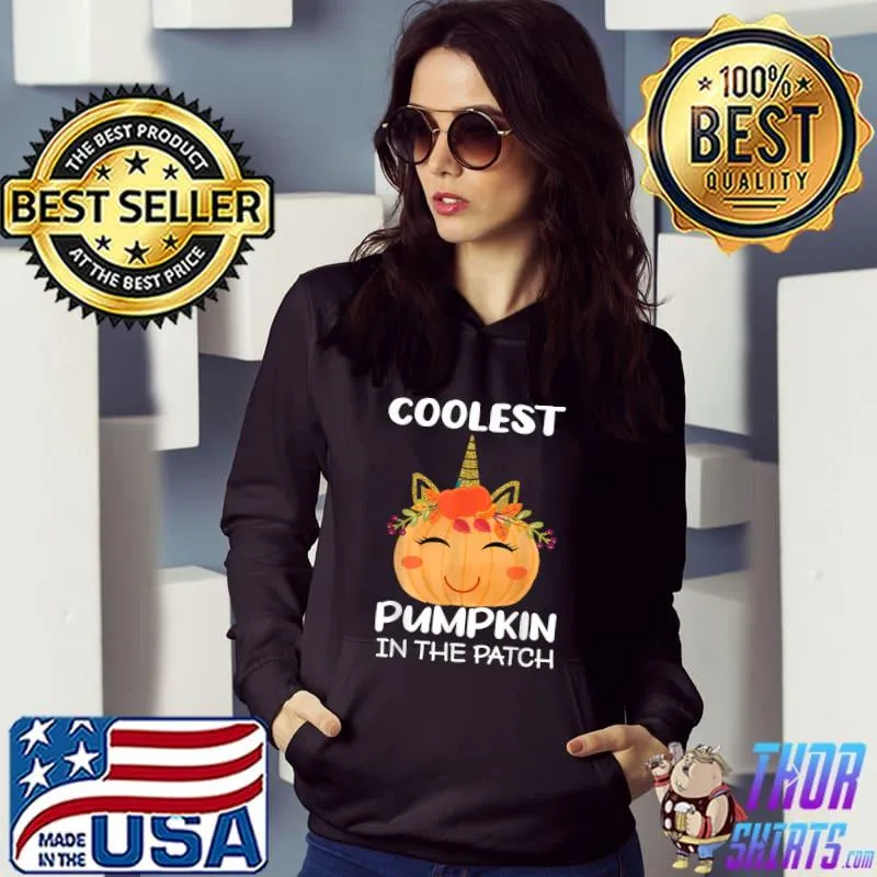 Cutest Pumpkin In The Patch Halloween Kawaii Kids Girls T-Shirt