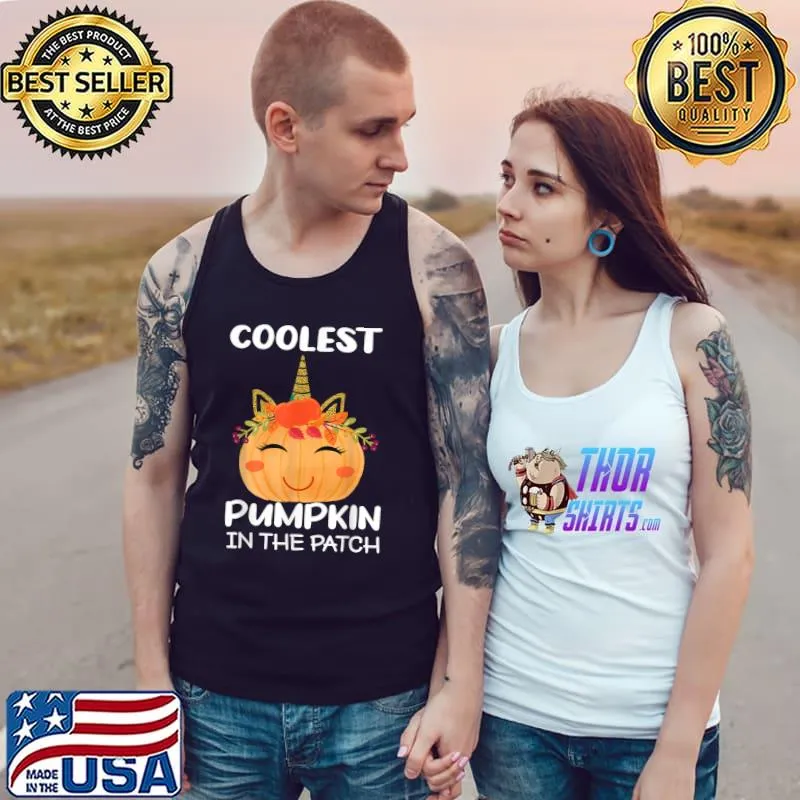 Cutest Pumpkin In The Patch Halloween Kawaii Kids Girls T-Shirt Tank Top