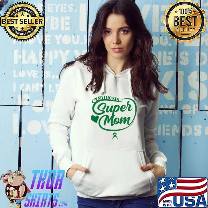 Cystinosis Warrior! Super Mom Pullover T-Shirt