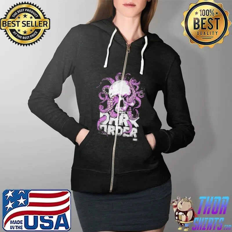 Dark Order Join Skull Shirt Full Zip Hooded