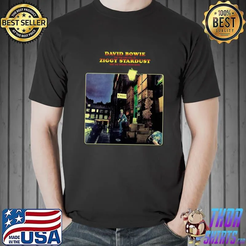 David Bowie The Rise And Fall Of Ziggy Stardust Shirt Unisex