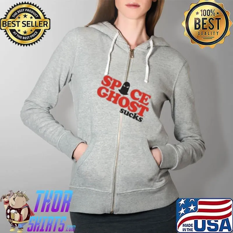 Daylight Curfew Space Ghost Sucks Shirt Full Zip Hooded