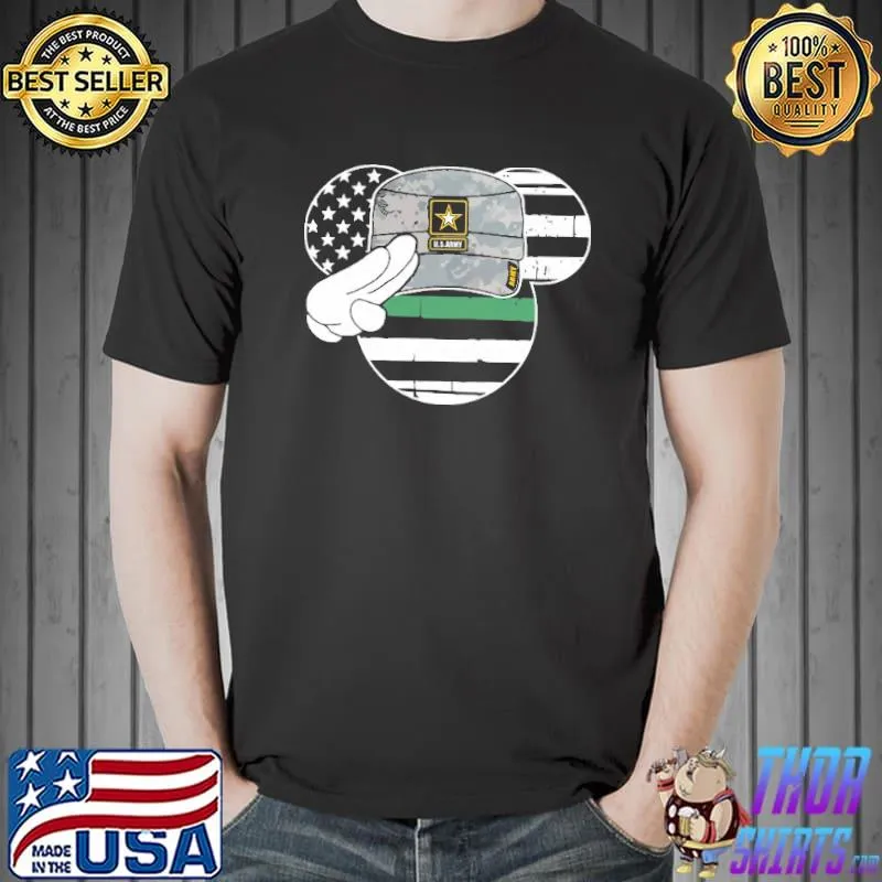 Disney Mickey Afghanistan Soldier US Army Veterans Day Shirt Unisex