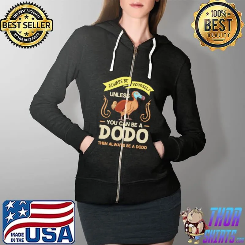 Dodo Bird Skeleton Madagascar Shirt Full Zip Hooded