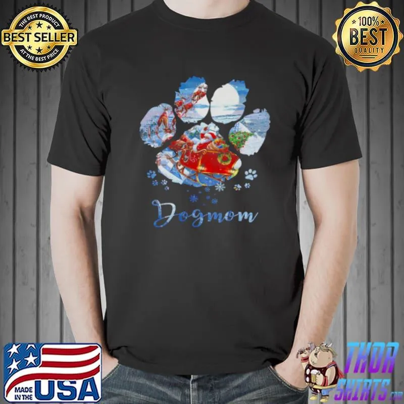 Dogmom paw christmas Unisex