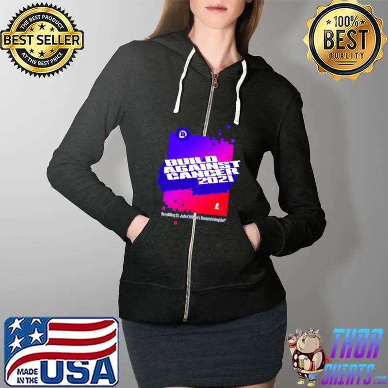 DrLupo Build Against Cancer Shirt Full Zip Hooded