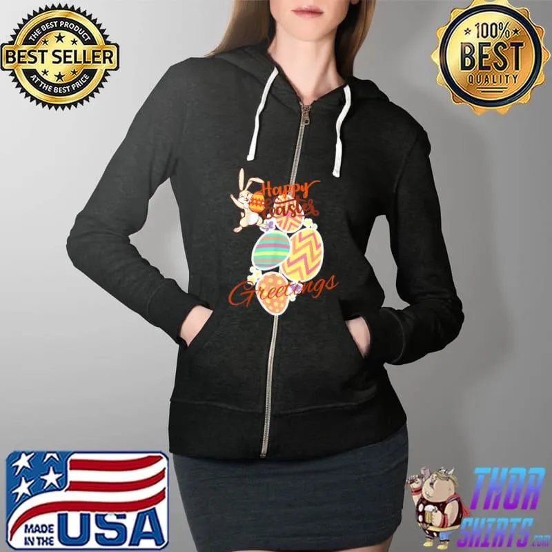 Easter Egg Hunting Season Funny Easter Day T-Shirt Full Zip Hooded