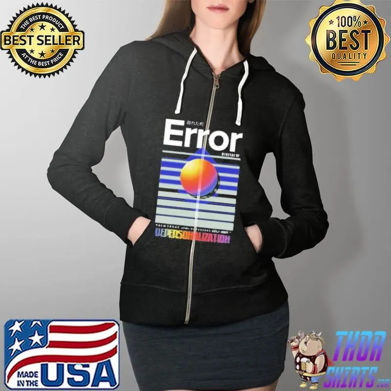 Error Palm Treat Depensonaliztion Shirt Full Zip Hooded