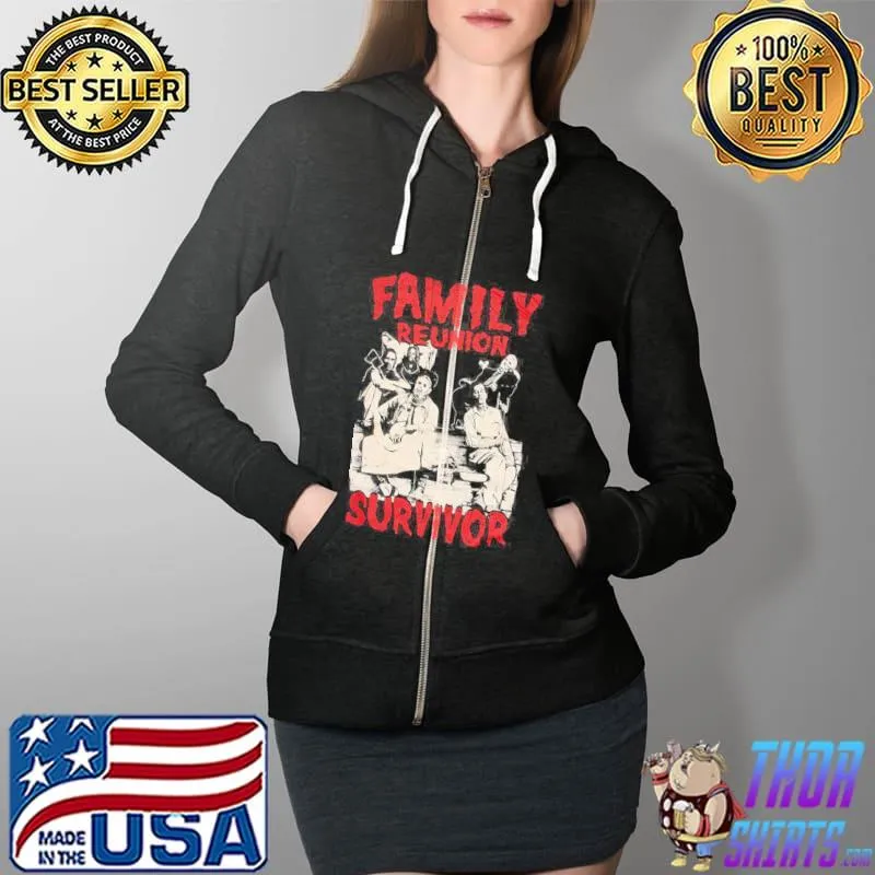 Family Reunion Unisex T-Shirt Full Zip Hooded