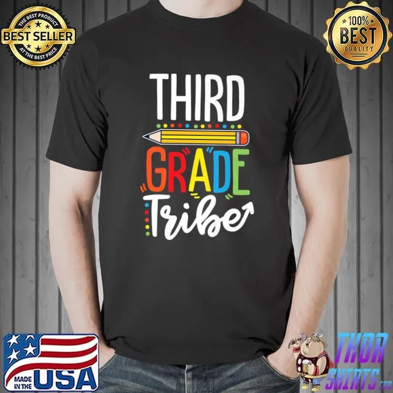 First Day Of School Third Grade Tribe Teacher Premium T-Shirt Unisex