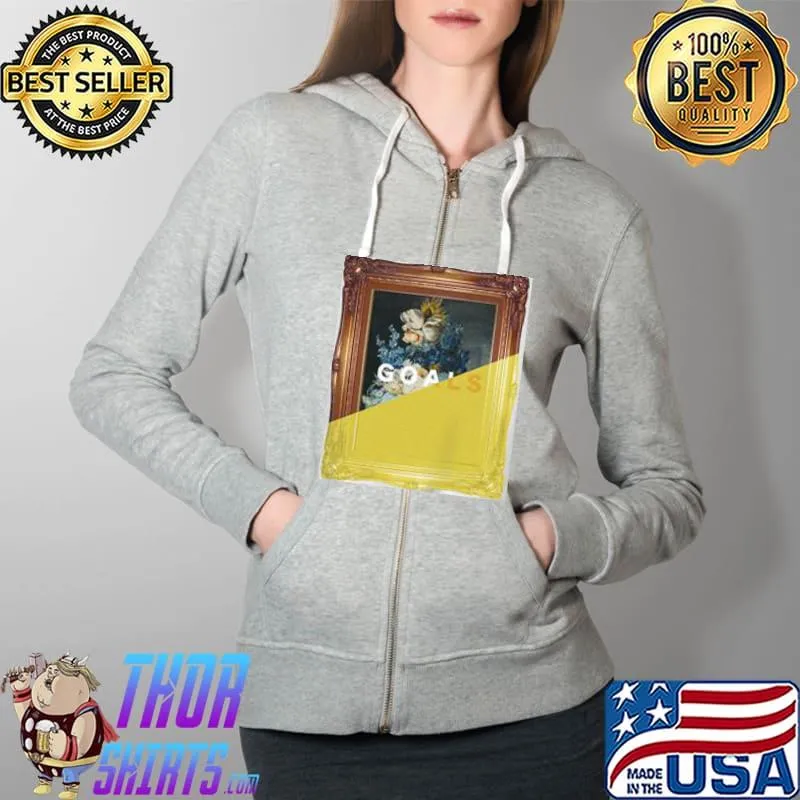 Flowers Dipped Still Life Goals Shirt Full Zip Hooded