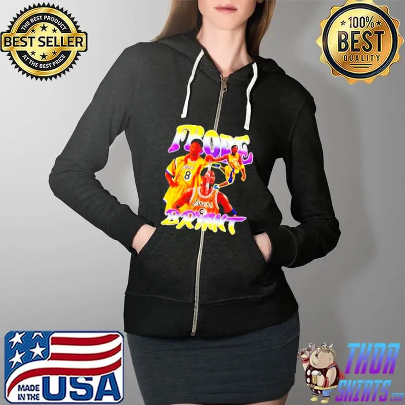 Frore Bryant Los Angeles Lakers Shirt Full Zip Hooded