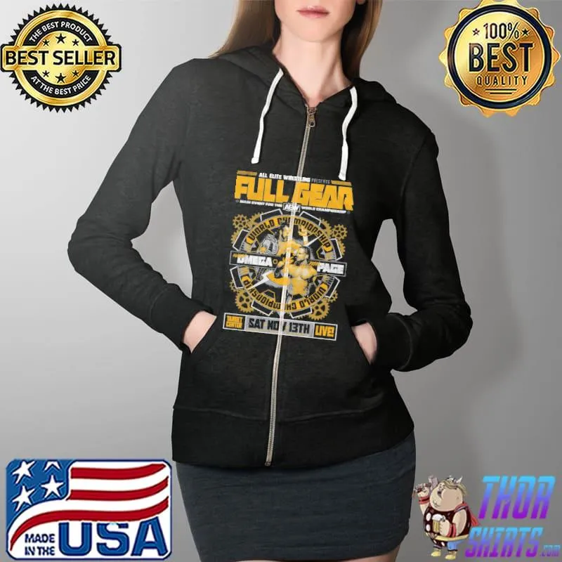 Full Gear 2021 Matchup - Kenny Omega vs Hangman Adam Page Shirt Full Zip Hooded