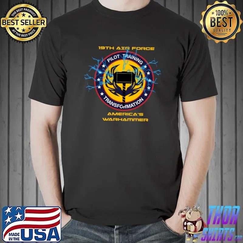 Funny 19th AF America's warhammer T-shirt