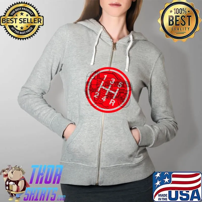 Funny adventure 101 Hilux Tacoma Five Speed T-Shirt Full Zip Hooded