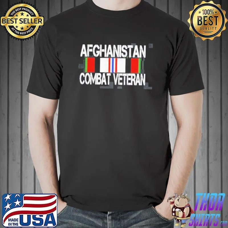 Funny Afghanistan Combat Veteran Shirt Unisex