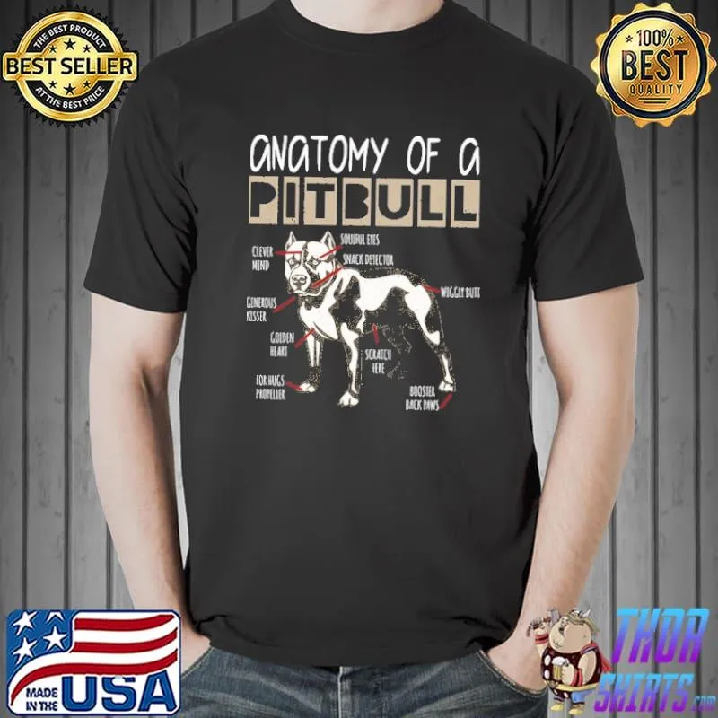 Funny Anatomy Of A Pitbull Scratch Here Booster Back Paws Unisex