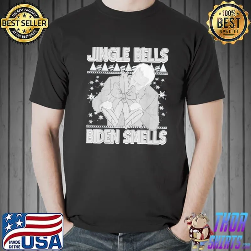 Funny Anti Biden Ugly Christmas Republican Conservative T-Shirt Unisex