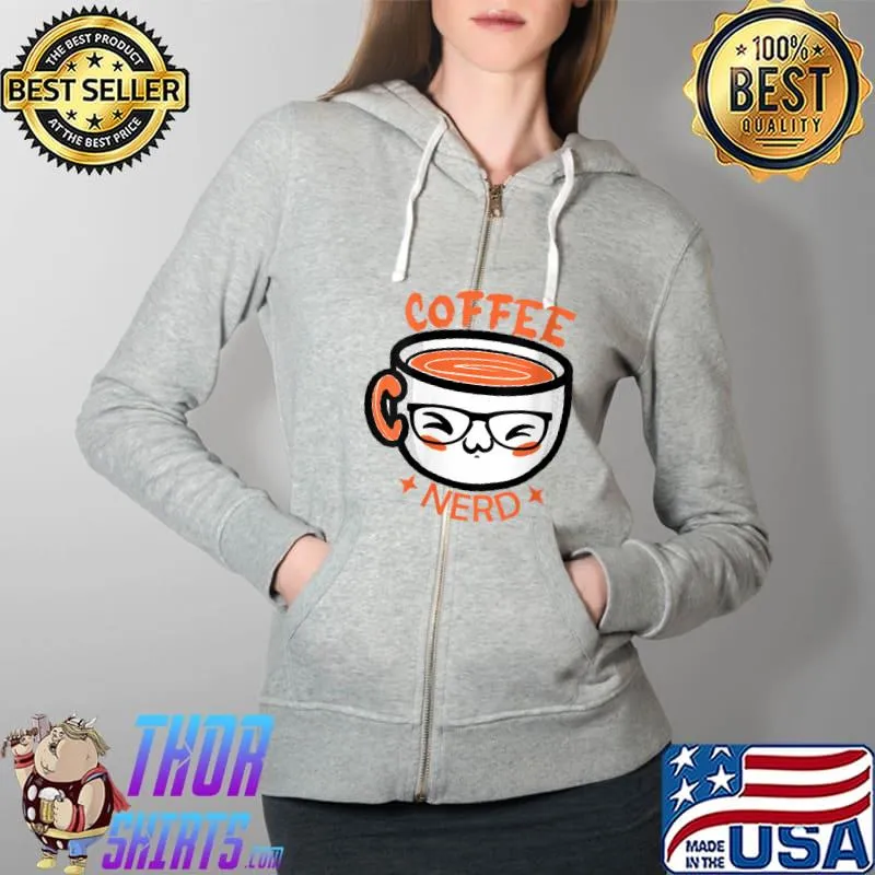 Funny barista Art Coffeemaker Coffee Nerd Caffeine T-Shirt Full Zip Hooded