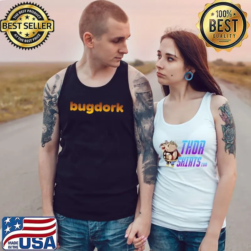 Funny Bugdork Sunset Retro T- Tank Top