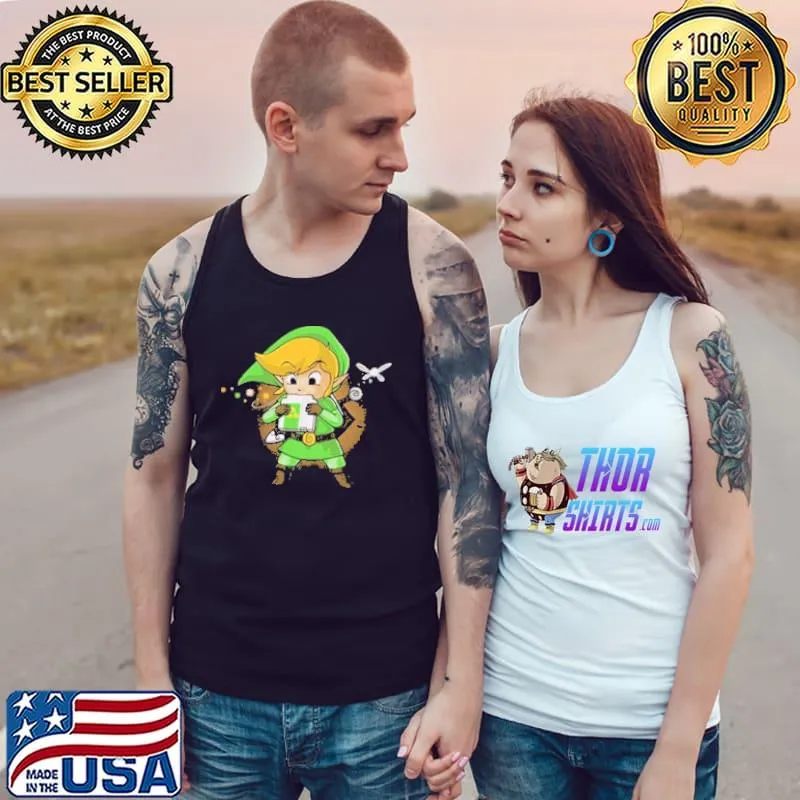 Funny child Zelda Link Shirt Tank Top
