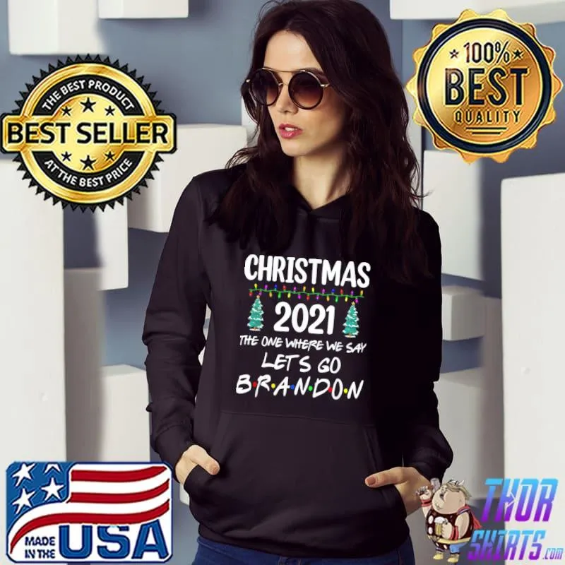 Funny Christmas 2021 Let’s Go Branson Brandon Anti Liberal Xmas T-Shirt