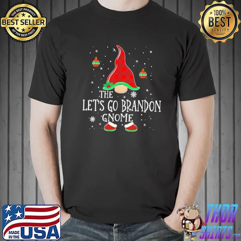 Funny Christmas 2021 Let’s Go Branson Brandon Gnome T-Shirt Unisex