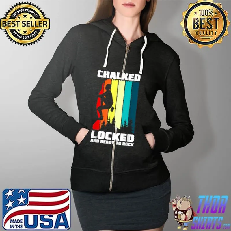 Funny climbing Bouldering Climber Mountain climber rock climbing T Shirt Full Zip Hooded