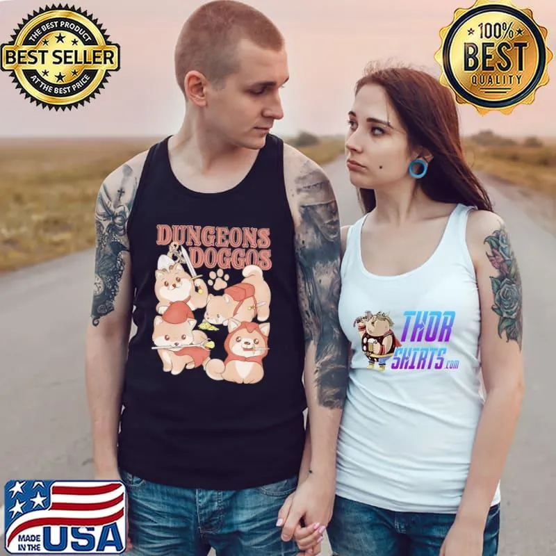 Funny Dungeons & Doggos Shirt Tank Top