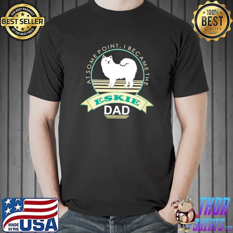 Funny eskie Dad NickerStickers American Eskimo Dog Premium T-Shirt Unisex