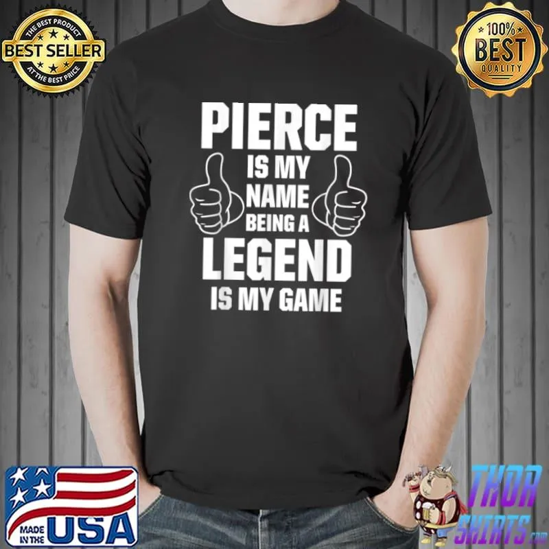 Funny family Surname Pierce Funny Reunion Last Name Tag T Shirt Unisex