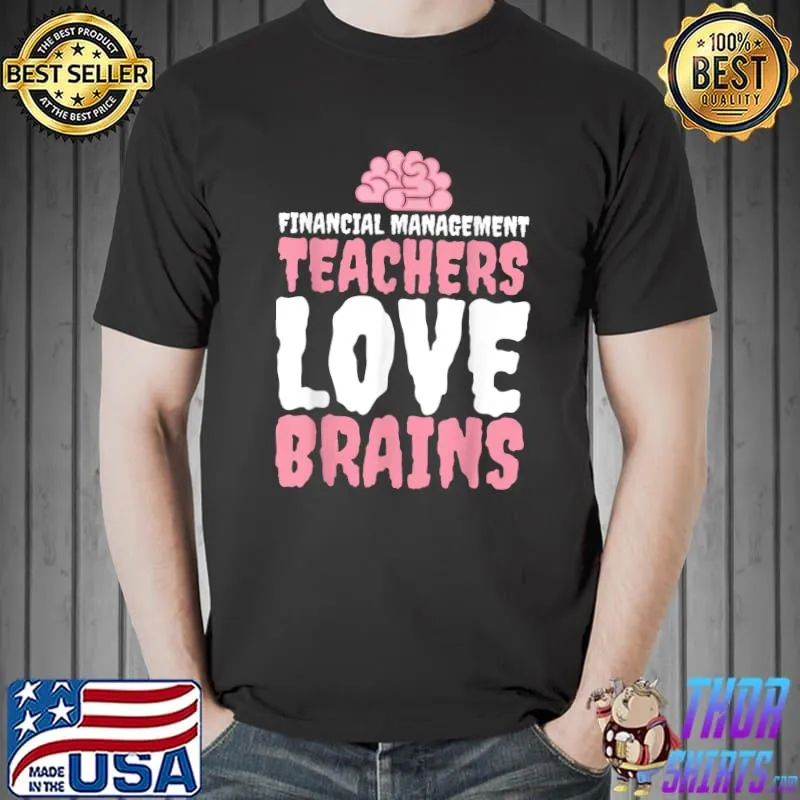 Funny Financial Management Teacher Halloween T-Shirt Unisex