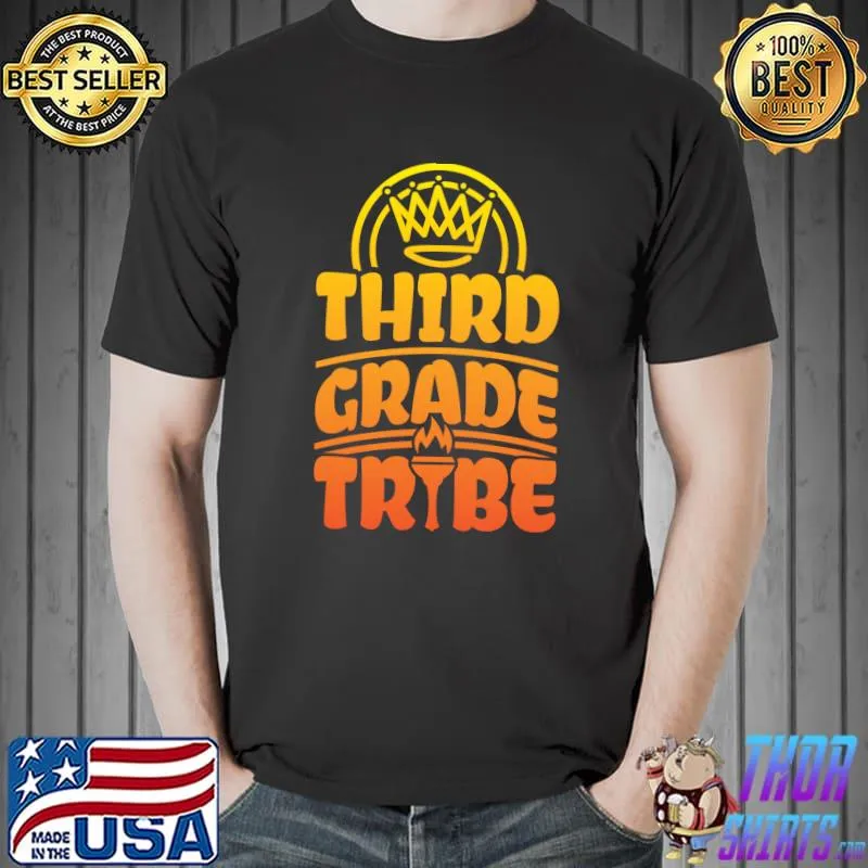 Funny first Day Of School Third Grade Tribe Teacher T-Shirt Unisex