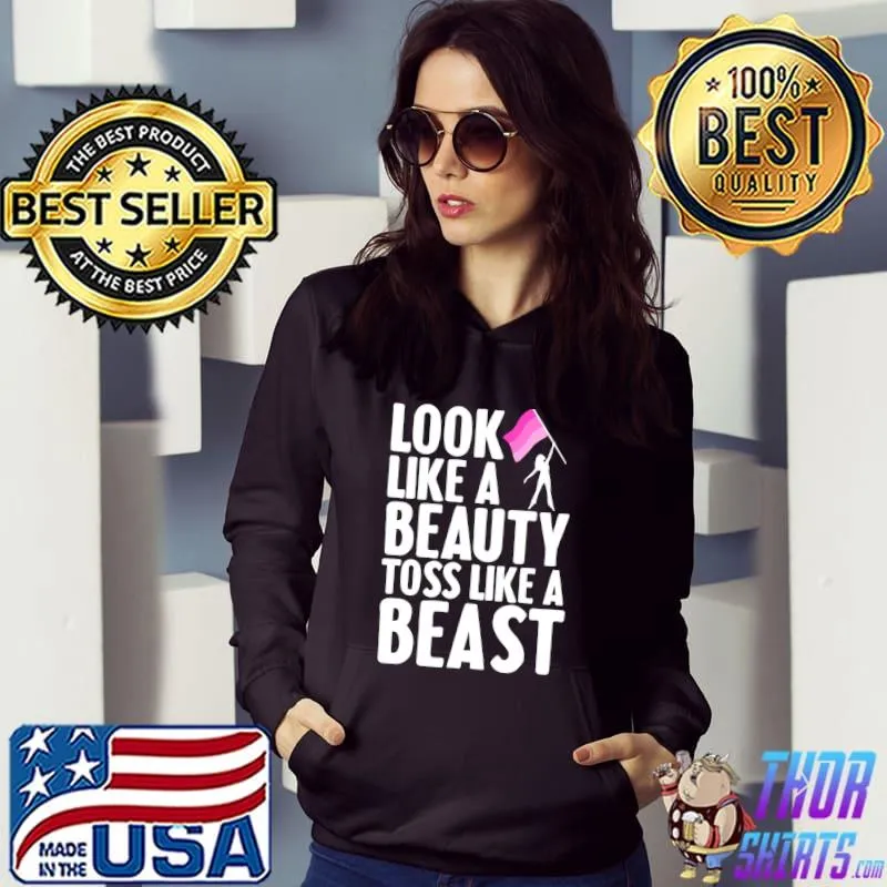 Funny Funny Color Guard Design For Girls Women Winter Guard Lover T- Hoodie