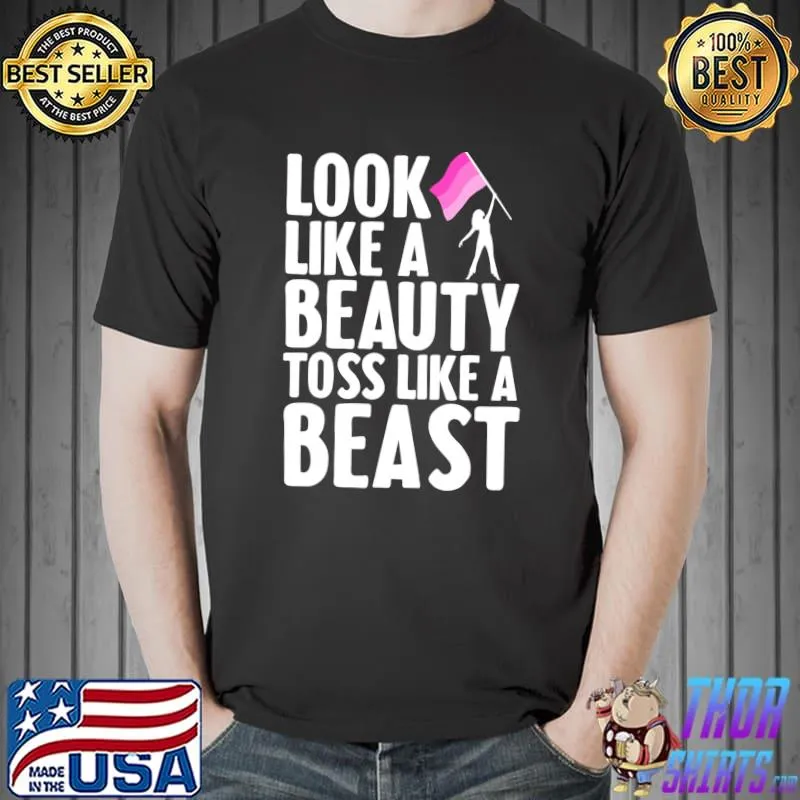 Funny Funny Color Guard Design For Girls Women Winter Guard Lover T-shirt